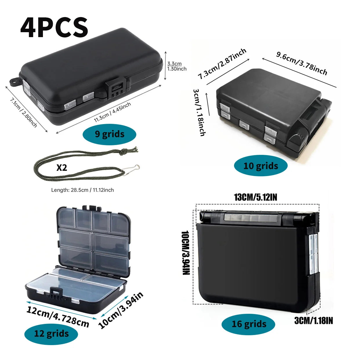 Kleine Tackle Box Organizer für Angler