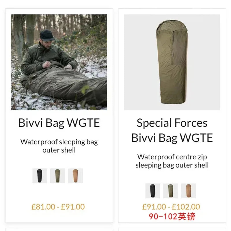 Wasserdichter Bivvy Tasche Schlafsack für Camping – clever-campen Camping & Outdoor Schweiz