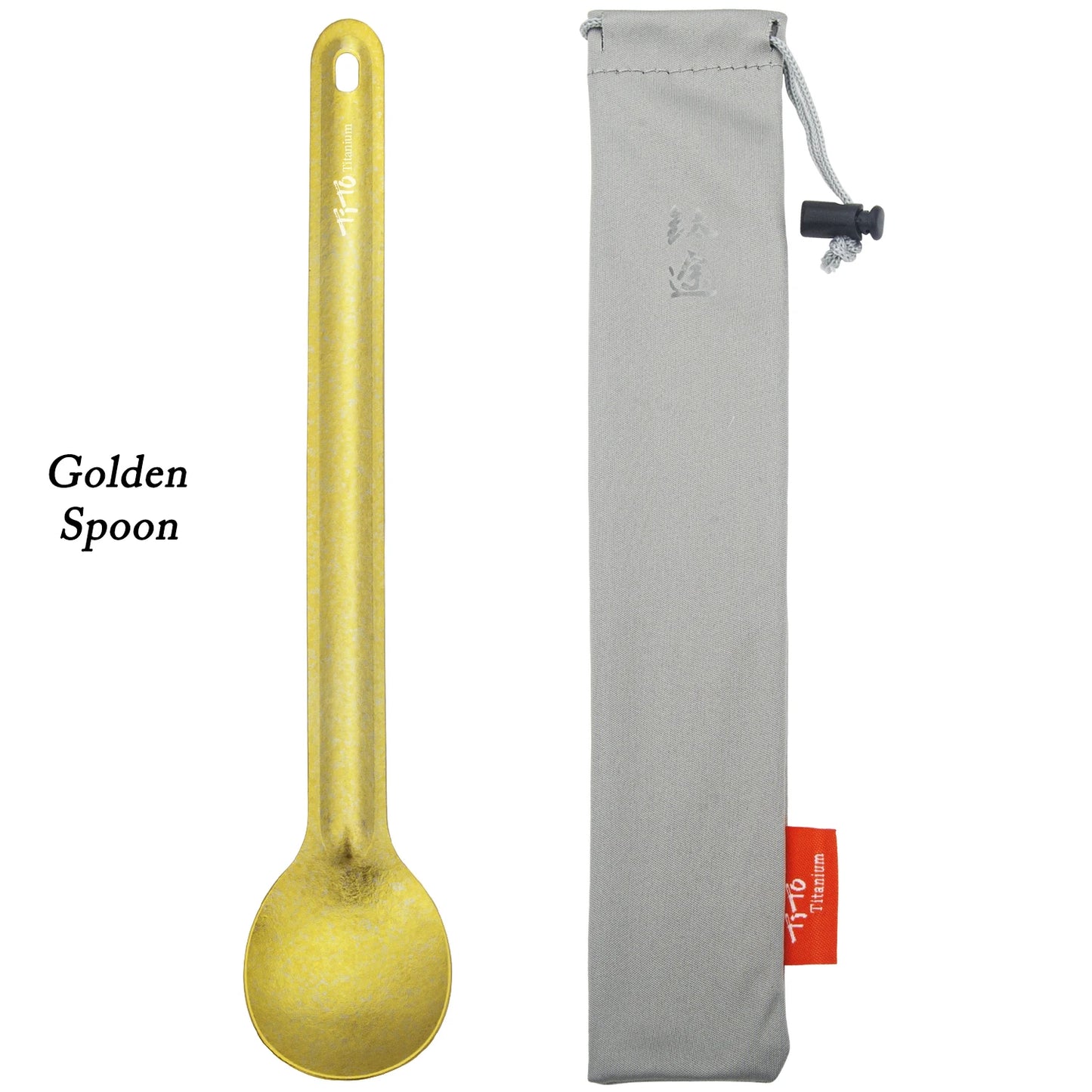 TiTo Titanium Spork mit langem Griff – ultraleicht