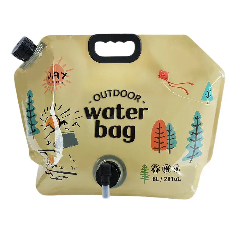 Grossfaltbare 8L-Wasserbeutel für Outdoor-Aktivitäten – clever-campen Camping & Outdoor Schweiz