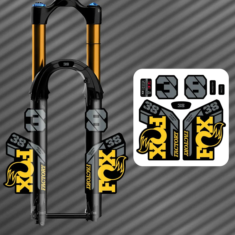Enduro Gabelaufkleber für MTB Fahrräder – Wasserdicht
