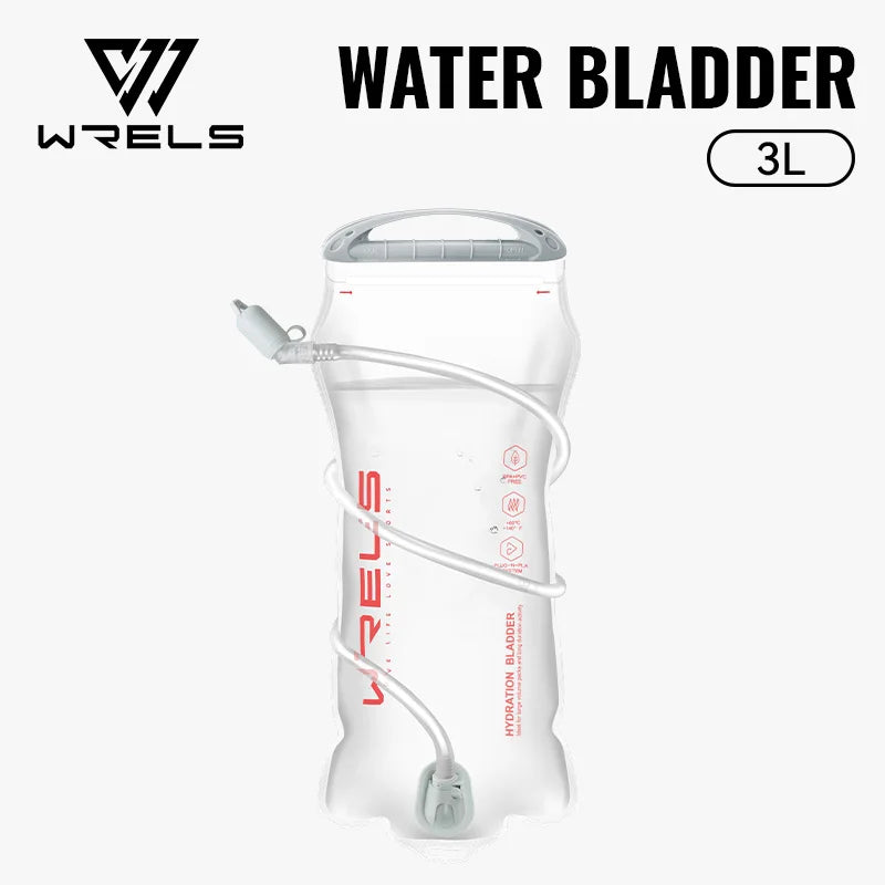 WRELS Trinkblase 1L-3L BPA-frei für Outdoor-Aktivitäten