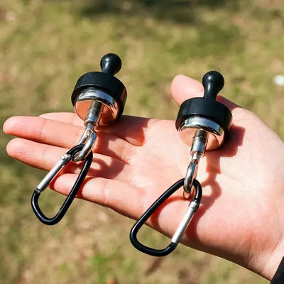 10er Set Zeltclips & Karabiner, windfeste Befestigungen