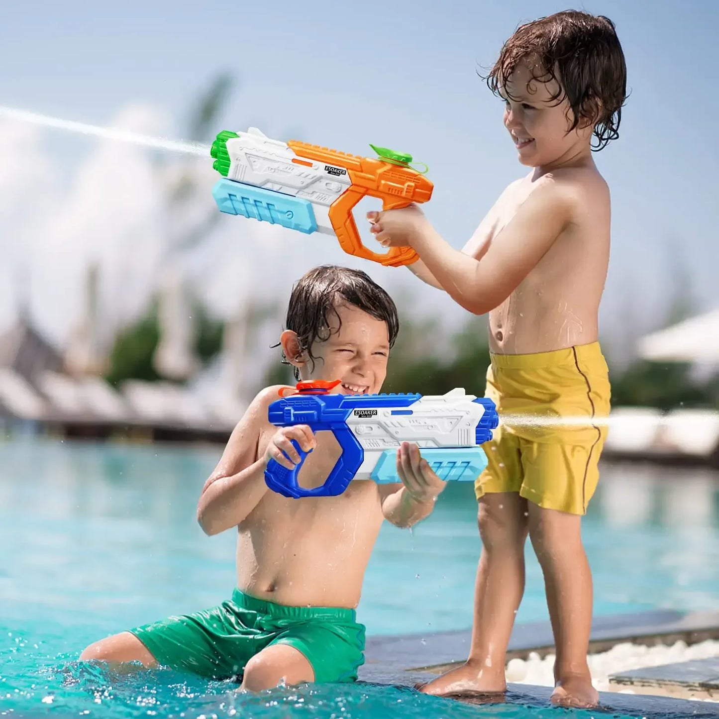 Wasserpistole Feuerwerk-Effekt für Pool & Strand – – clever-campen Camping & Outdoor Schweiz