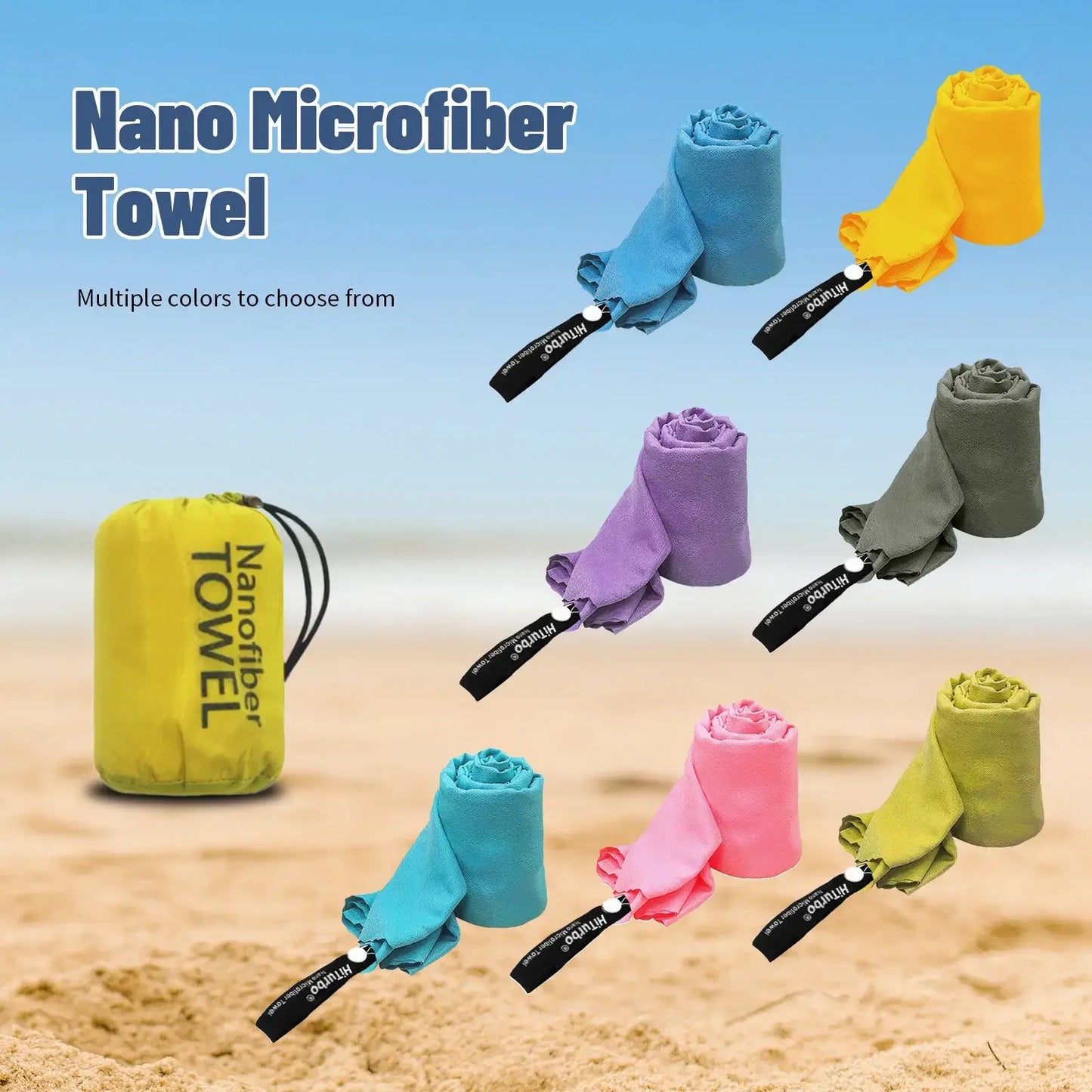 Nano Mikrofaser Handtuch – Schnell trocknend und leicht – clever-campen Camping & Outdoor Schweiz