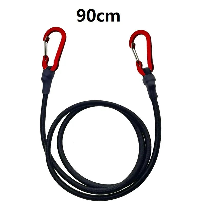 Robuste Bungee Schnur mit Karabinerhaken für Camping