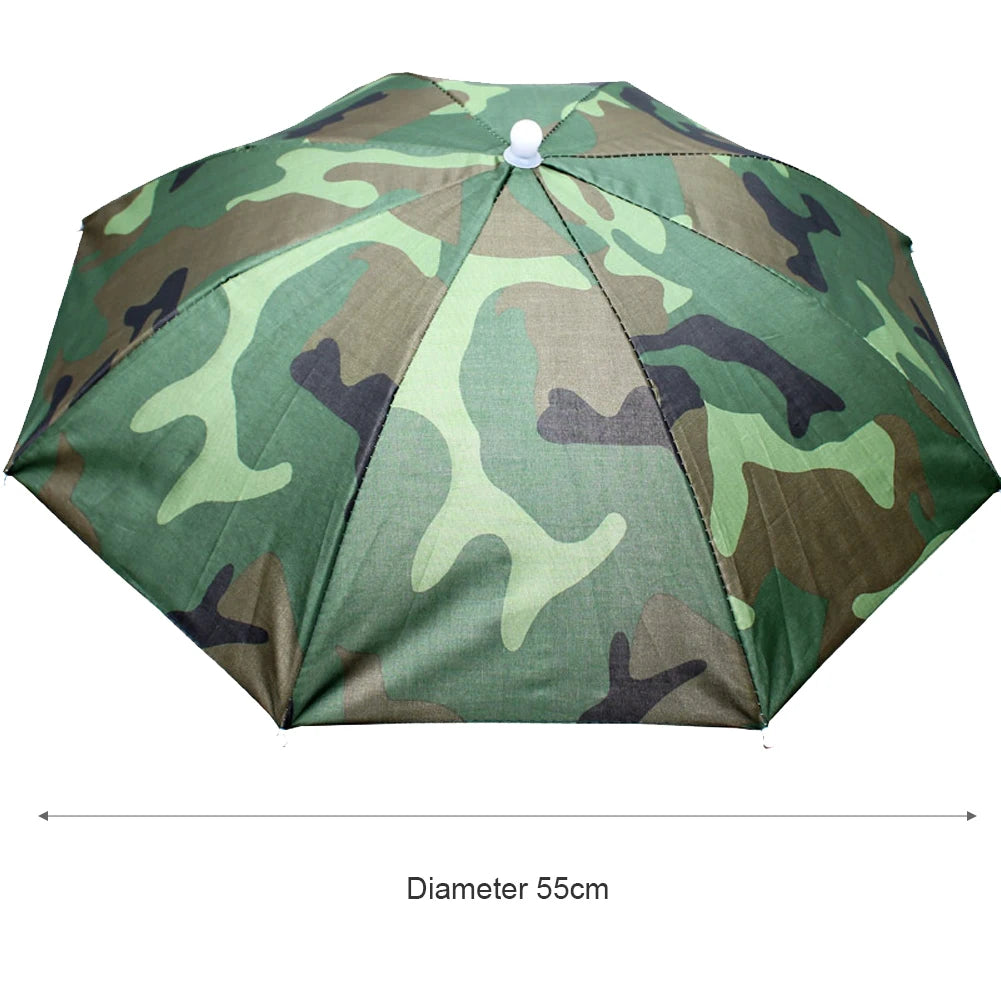 Faltbarer Regenschirm-Hut für Outdoor & Camping