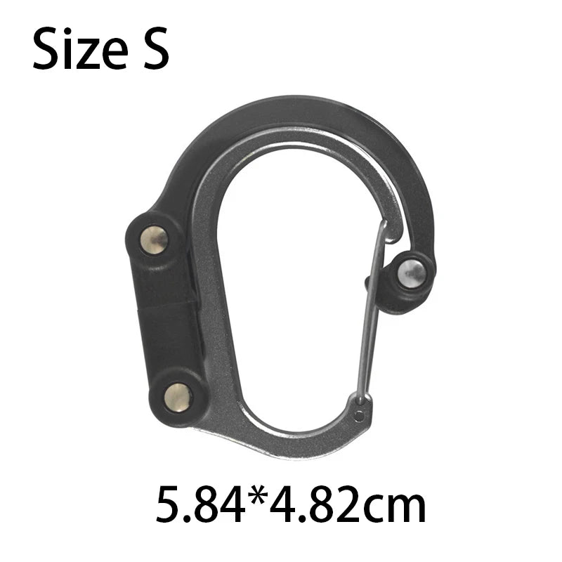 Multifunktionaler Hybrid Gear Clip Karabiner mit 360°