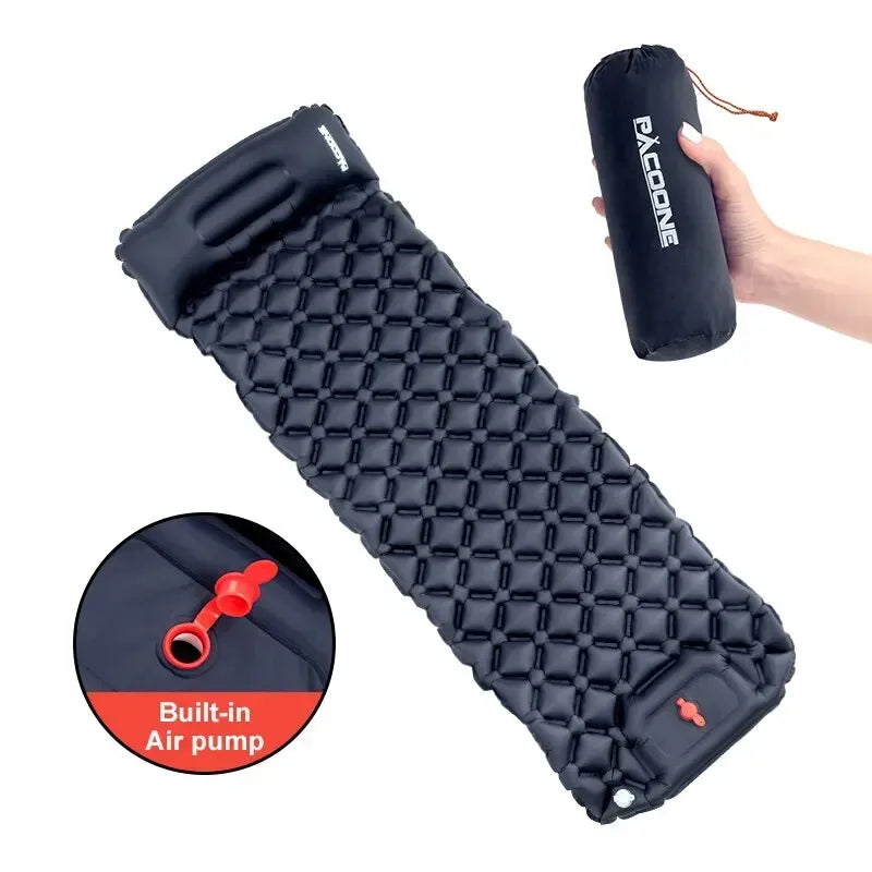 Ultraleichte Luftmatratze mit integriertem Luftpumpensystem – clever-campen Camping & Outdoor Schweiz