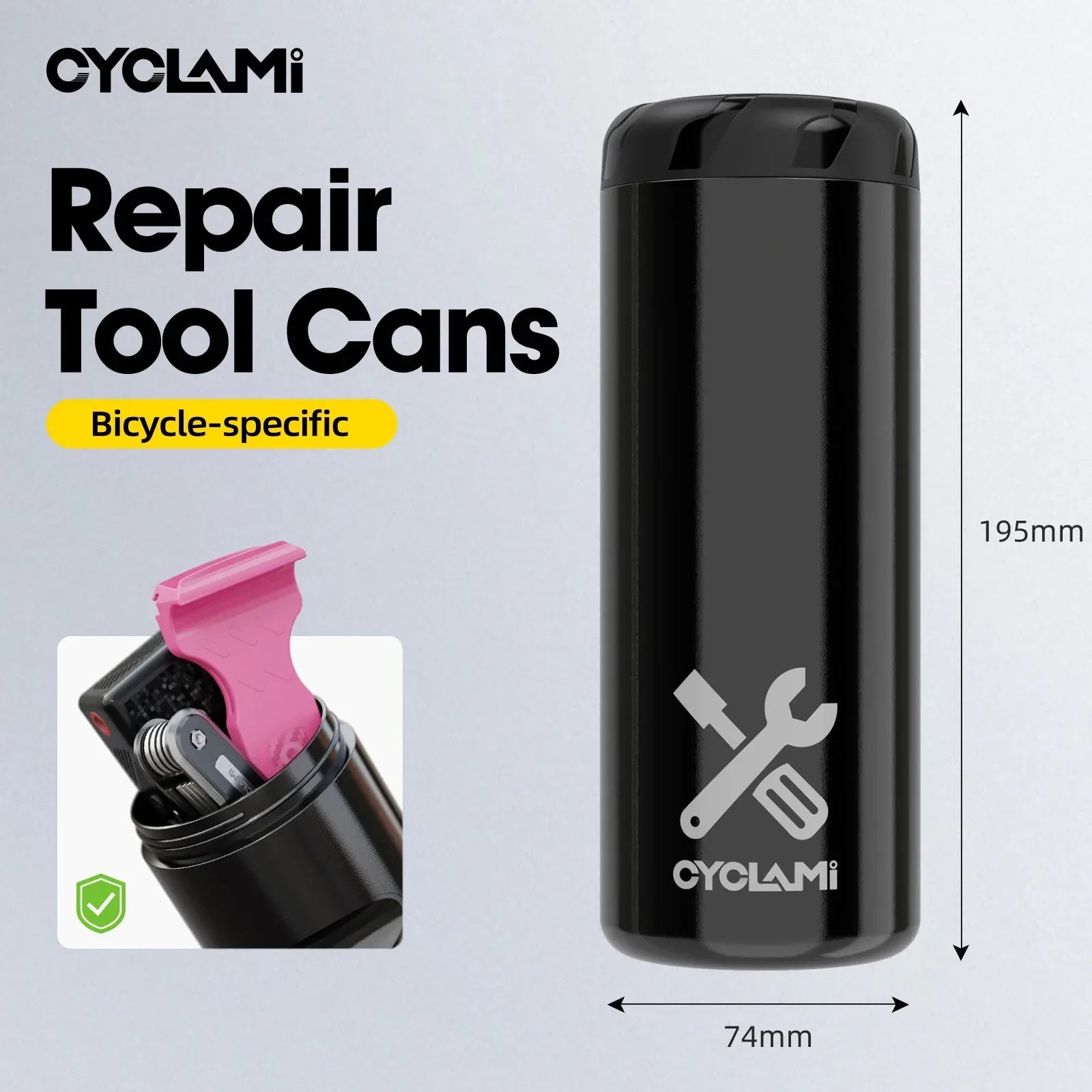 Fahrrad Reparatur Werkzeug Dose für Flaschenhalter – clever-campen Camping & Outdoor Schweiz
