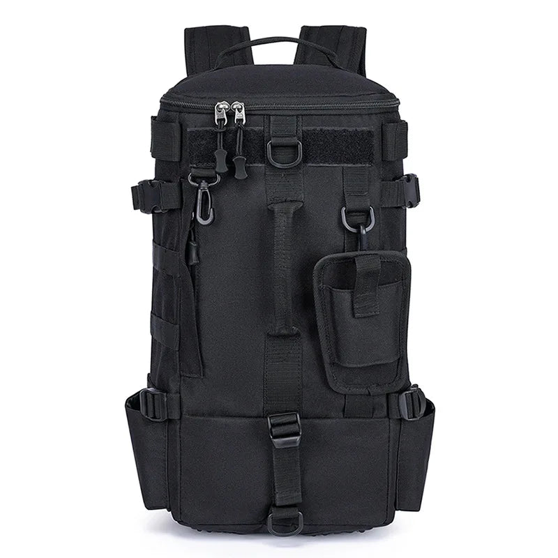 Taktischer Angelrucksack mit Rutenhaltern