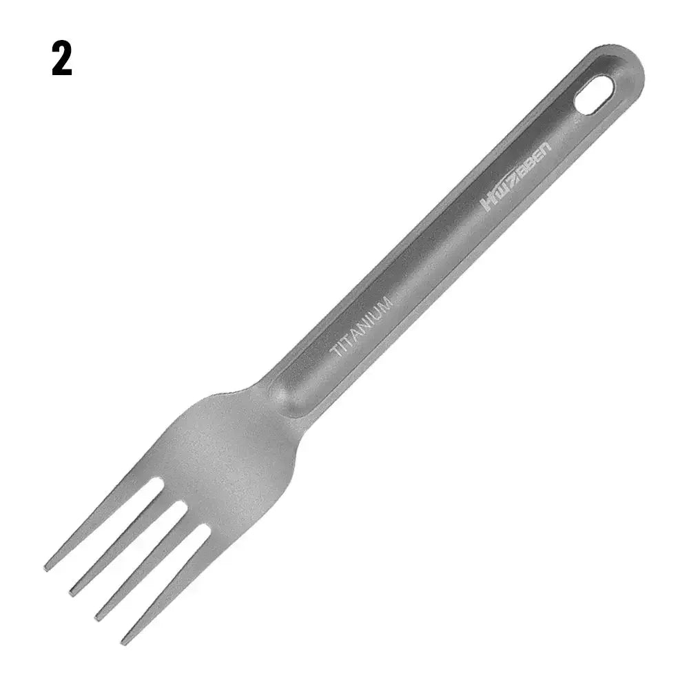 Ultraleichtes Titan Besteckset für Outdoor und Camping