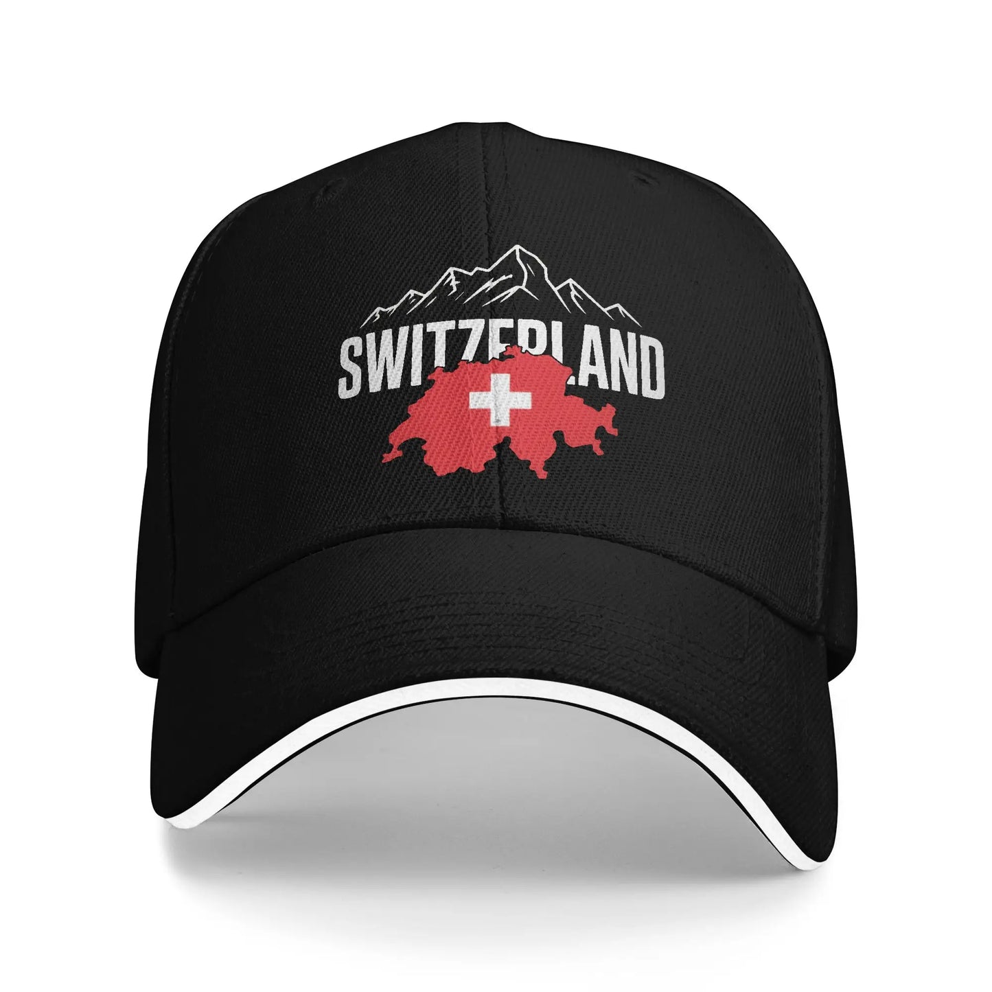 Schweiz Flagge Baseball Cap Unisex – Verstellbar