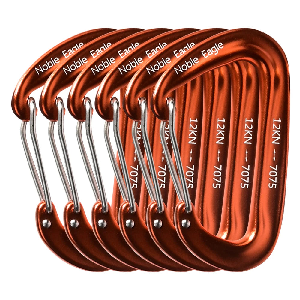 12kN Karabiner Set für Hängematten und Outdoor-Aktivitäten