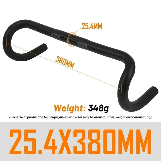 UNO UltraLight Rennradlenker 25.4/31.8MM 360-460MM Aluminium