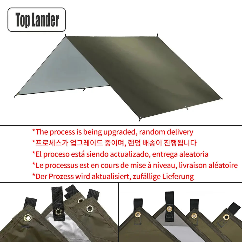 Wasserdichtes Camping Tarp für Outdoor-Aktivitäten