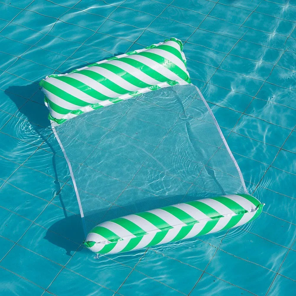 Faltbare Wasser-Hängematte Luftmatratze für Pool