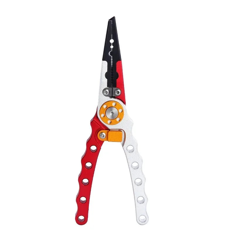 Aluminium Angelzange Multitool mit Rutenring Entferner