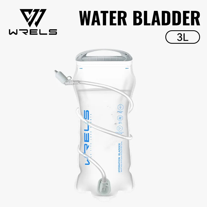 WRELS Trinkblase 1L-3L BPA-frei für Outdoor-Aktivitäten
