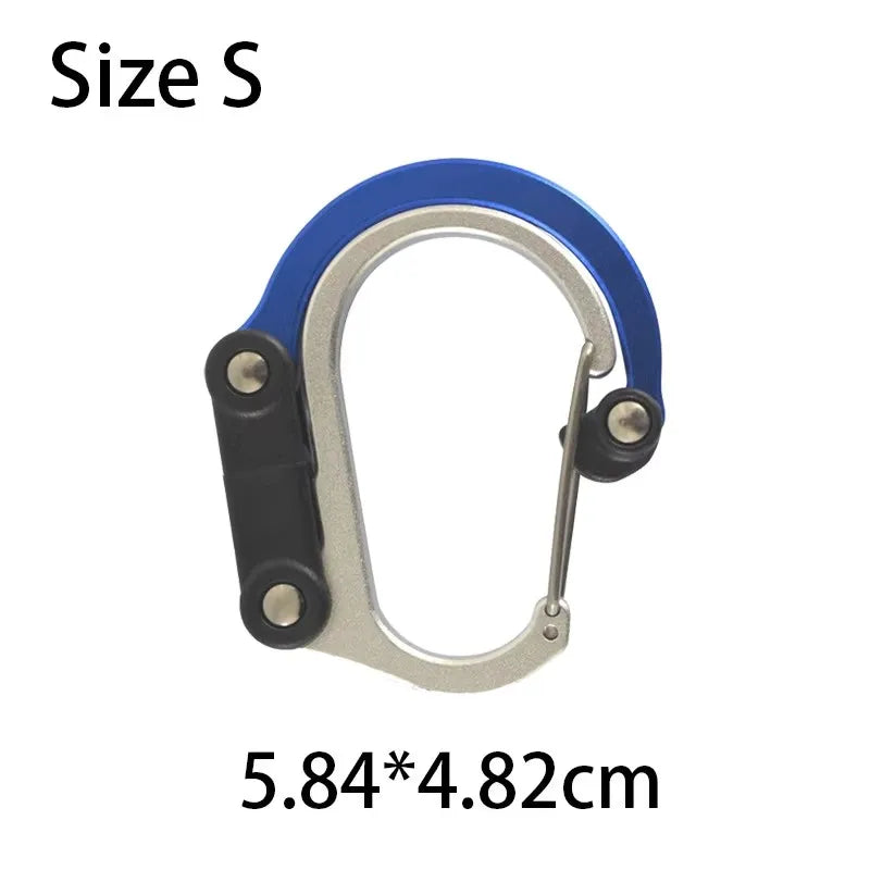 Multifunktionaler Hybrid Gear Clip Karabiner mit 360°