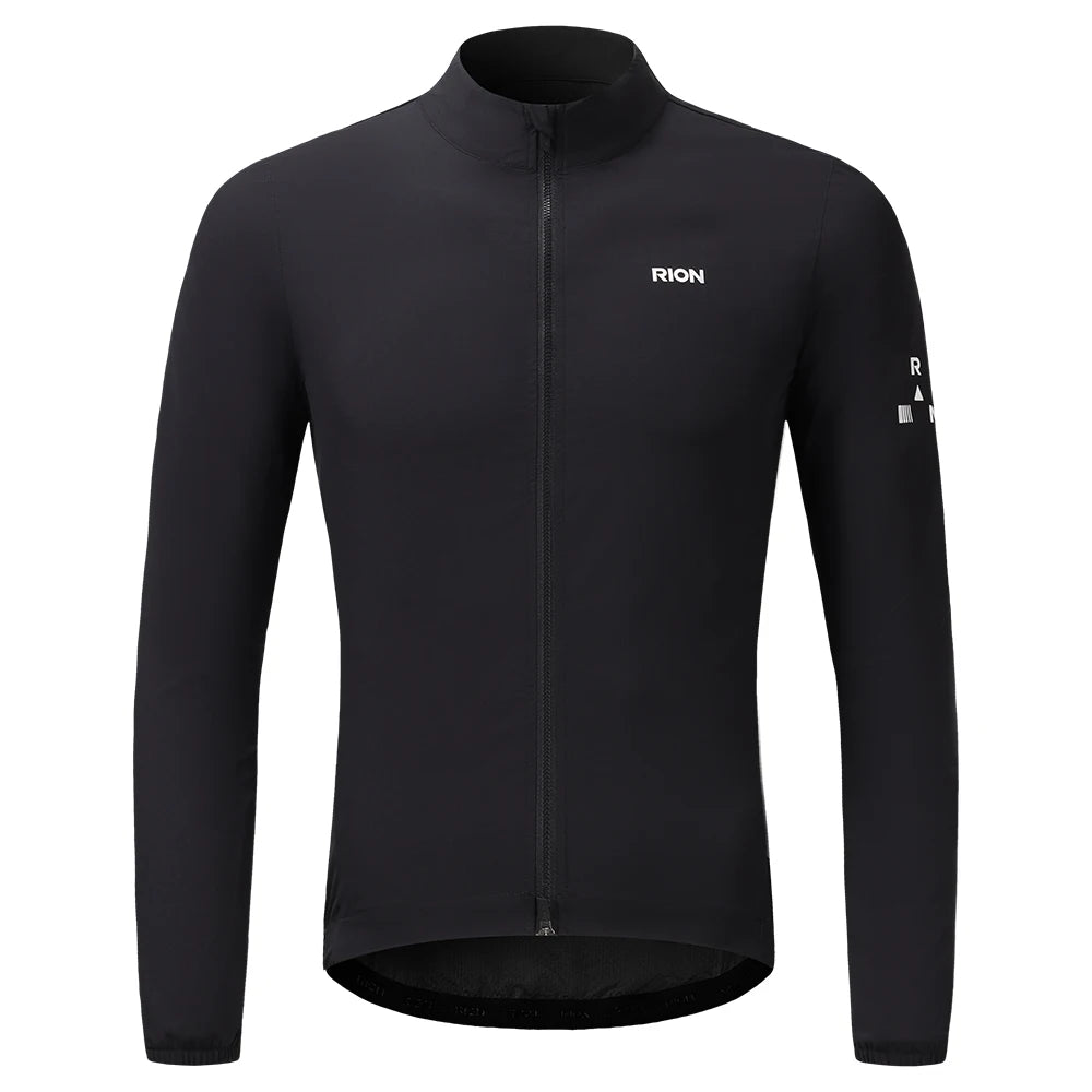 RION Herren Windbreaker Fahrradjacke Packbar Winddicht