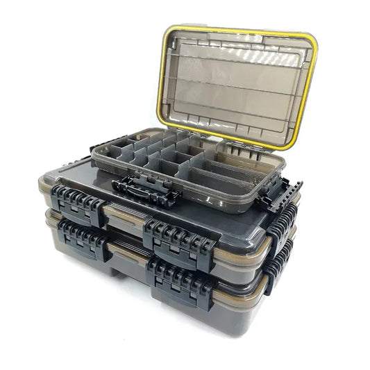 Wasserdichte Angelbox mit grossem Stauraum – clever-campen Camping & Outdoor Schweiz