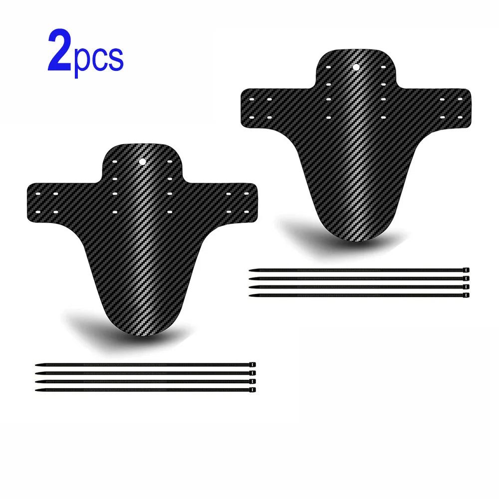 Fahrrad Mudguard Carbon-Optik für Vorder- und Hinterrad
