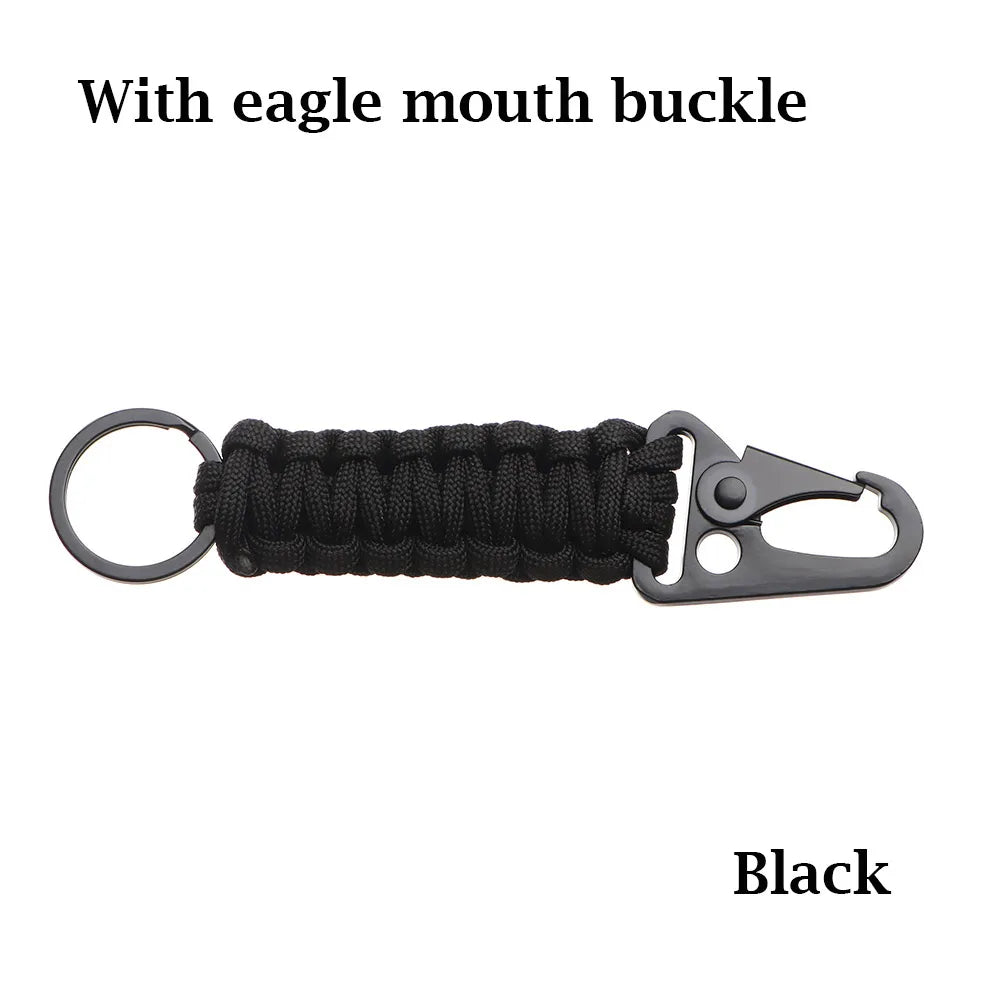 Outdoor Karabiner Schlüsselring mit Paracord