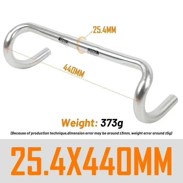 UNO UltraLight Rennradlenker 25.4/31.8MM 360-460MM Aluminium
