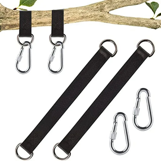 Hängematten Aufhängeset 200kg mit Karabiner und Ringen – clever-campen Camping & Outdoor Schweiz