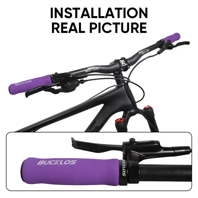 BUCKLOS Fahrradgriffe Gummi Anti-Rutsch für Mountainbike
