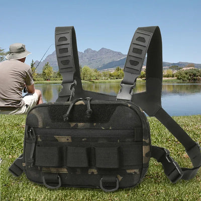 Wasserdichte Angler Brusttasche für Outdoor-Aktivitäten – clever-campen Camping & Outdoor Schweiz