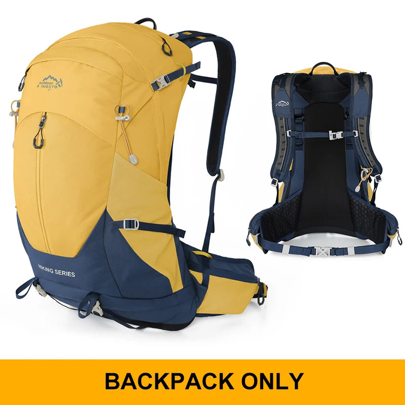 Wasserdichter Rucksack für Wanderungen mit Regenhülle