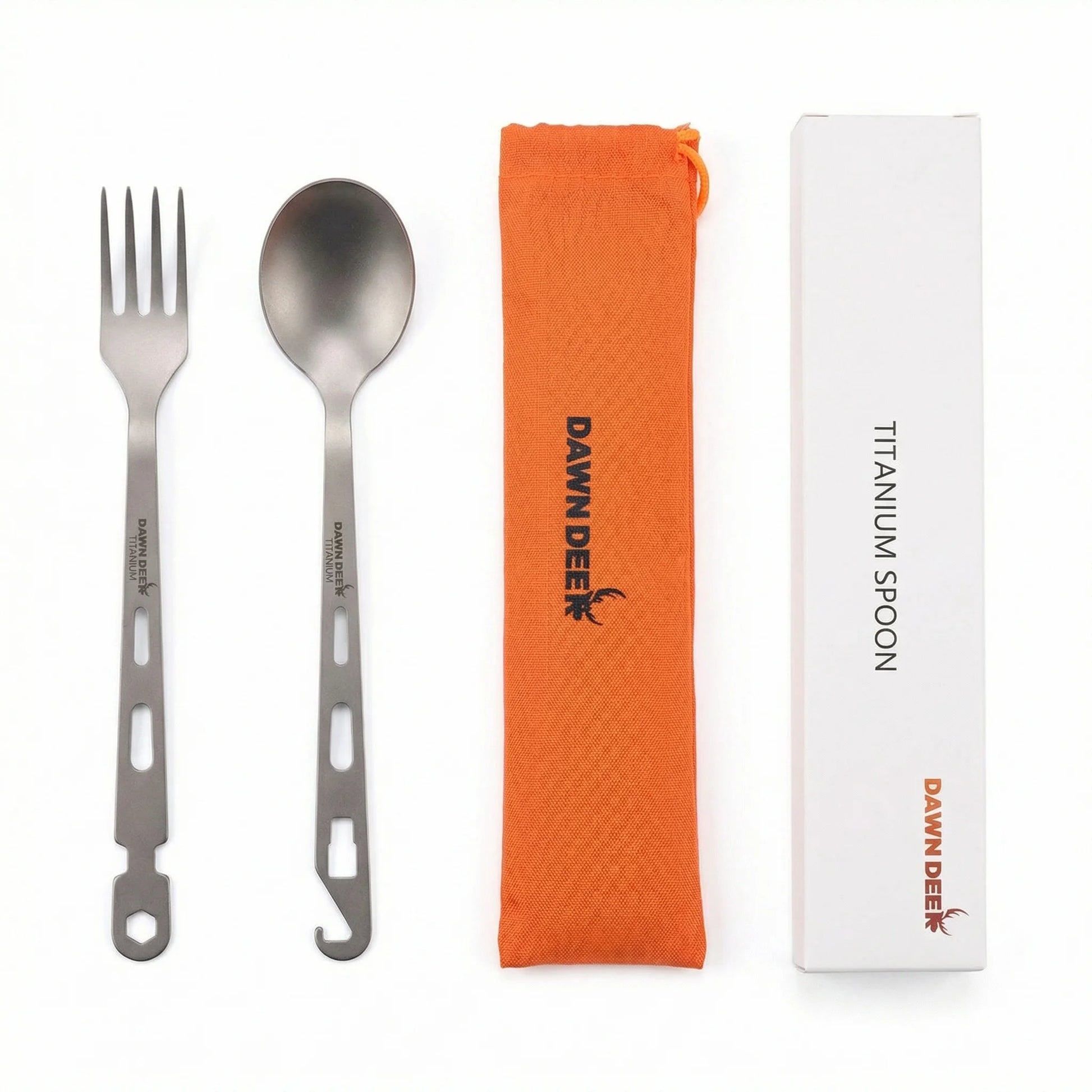 3-in-1 Titan Besteckset – ultraleicht und multifunktional