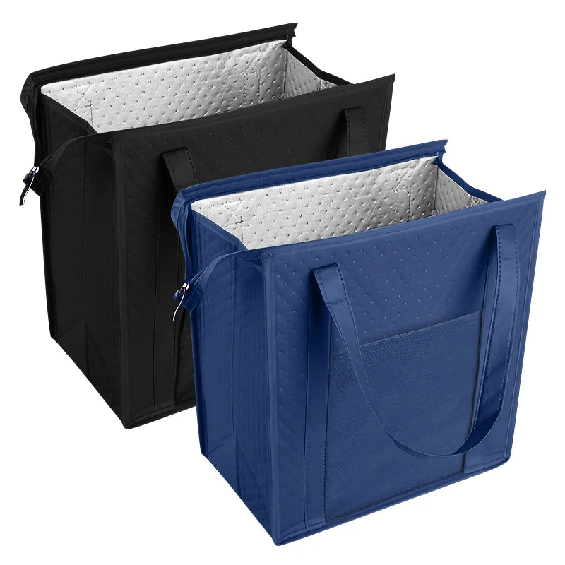 Grosse isolierte Kühltasche mit Reissverschluss für Angeln