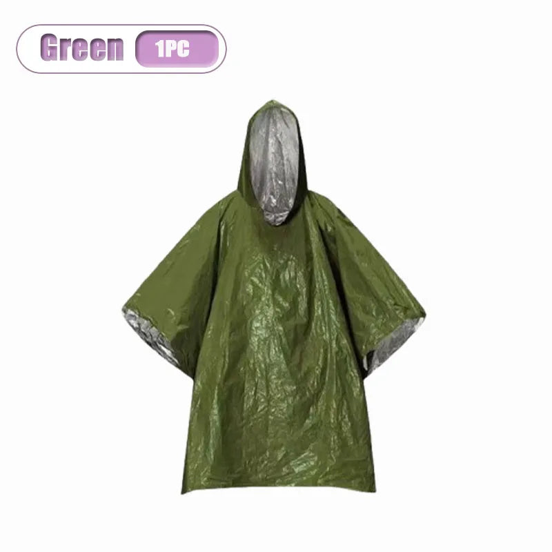 Multifunktionaler Notfall-Regenponcho für Outdoor