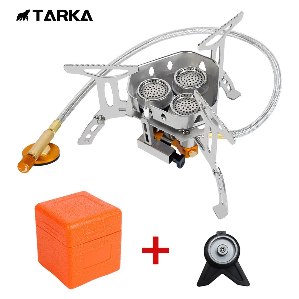 TARKA 3-Flammen Gasherd für Camping und Outdoor