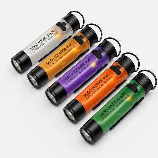 Mini 5050 Wiederaufladbare LED Taschenlampe – clever-campen Camping & Outdoor Schweiz