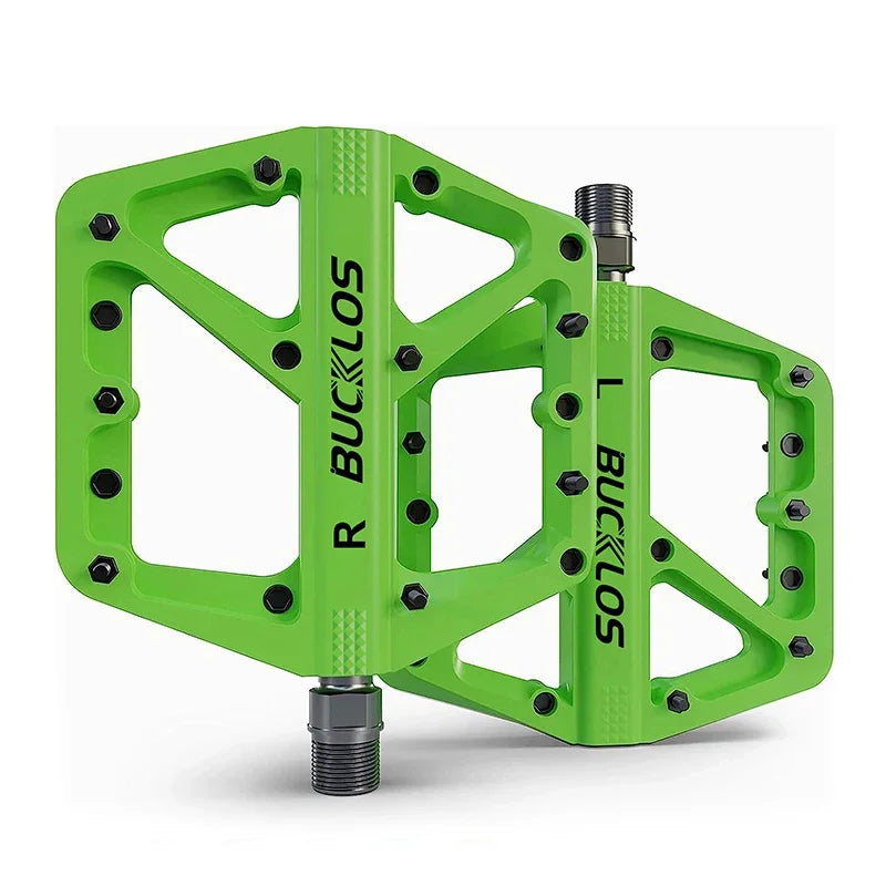 BUCKLOS Fahrrad Pedale Ultralight Anti-Rutsch Nylon