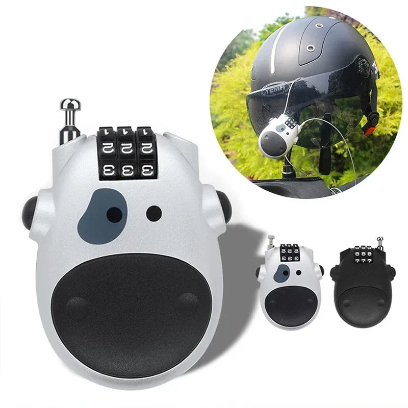 Faltbarer Helm-Schloss mit Kombination für Fahrrad – clever-campen Camping & Outdoor Schweiz