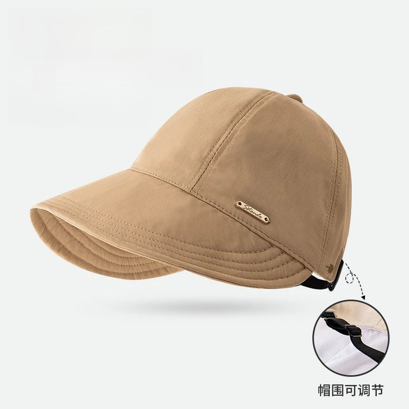 Damen Faltbare Sonnenmütze mit UV-Schutz