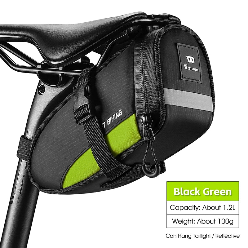 West Biking Fahrradtasche 1.2L Reflektierend Wasserdicht