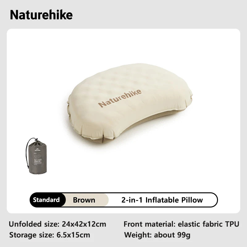 Naturehike 2-in-1 Campingkissen – Aufblasbar & Wasserfest