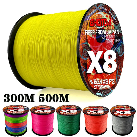 8-Strang Multifilament Angelschnur 300m/500m – clever-campen Camping & Outdoor Schweiz