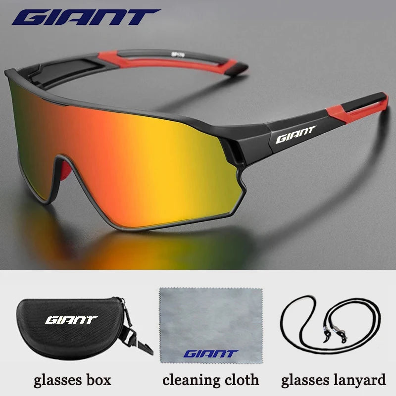 GIANT Fahrradbrille UV400 Anti-Fog REVO Gläser