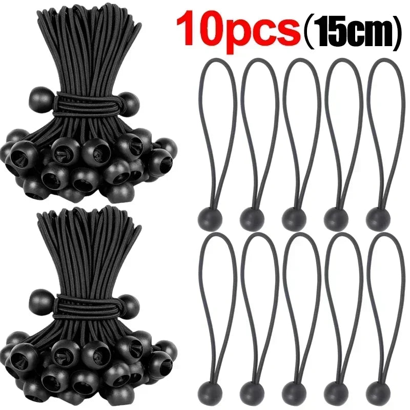 30x Bungee Cords für Outdoor & Camping
