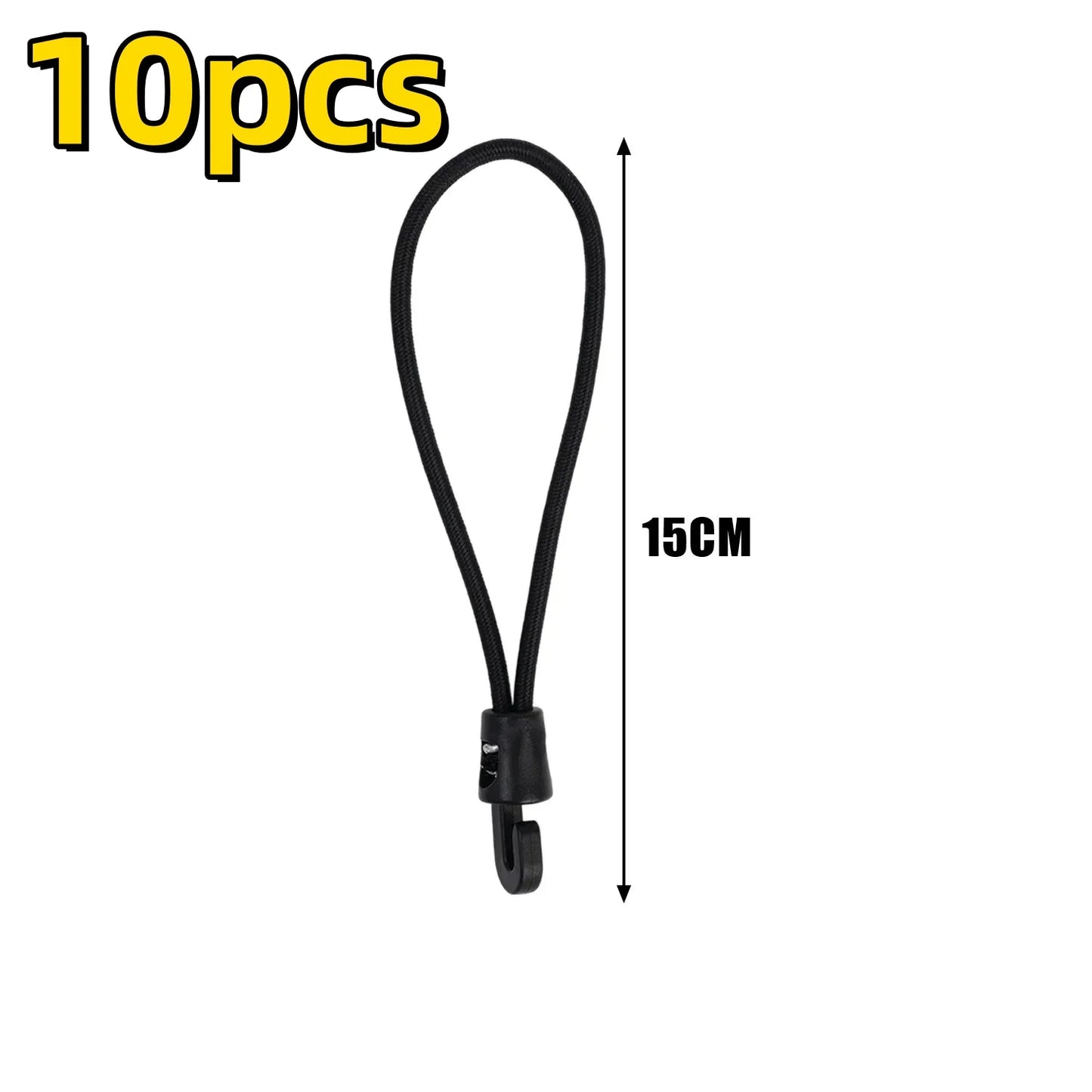 Bungee Cord mit Haken 100 Stück – Hoch elastisch