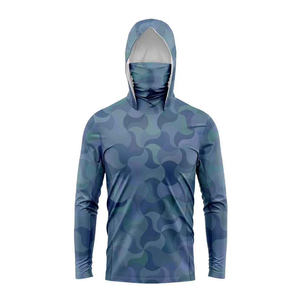 Hooded Fishing Shirt mit UV-Schutz für Angler