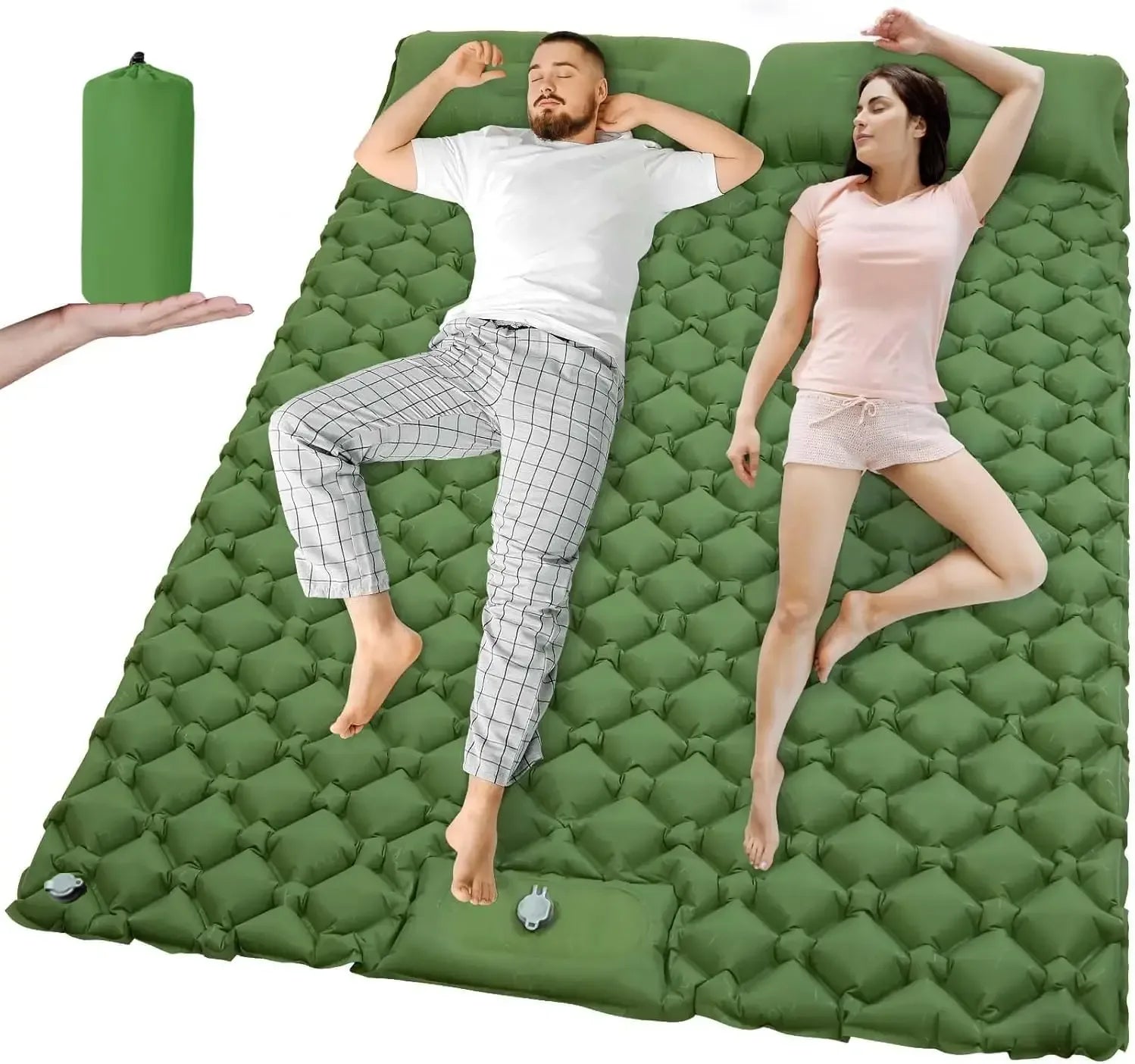 Doppel Isomatte aufblasbar für Camping & Outdoor – clever-campen Camping & Outdoor Schweiz