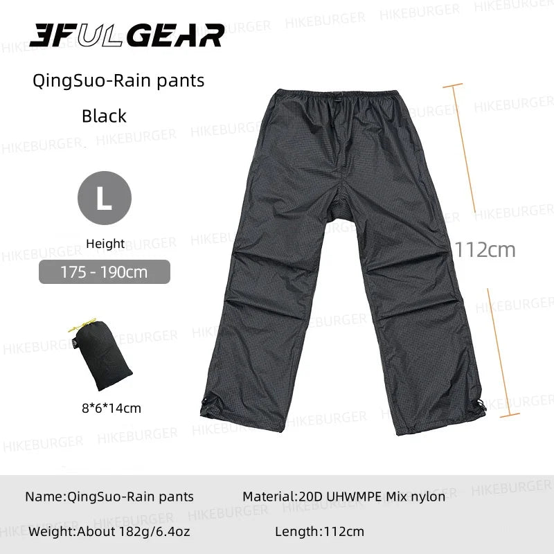 3F UL GEAR QingSuo Spilt Regenponcho - Ultraleicht